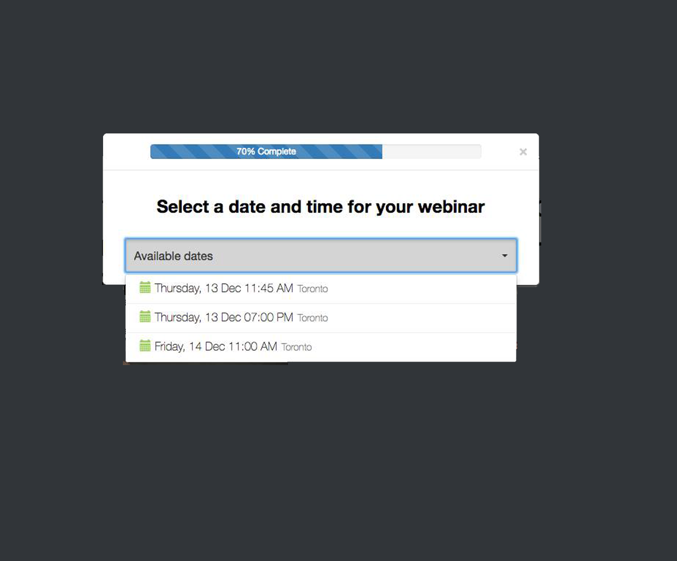 Everwebinar ClickFunnels custom pop up in ClickFunnels - Image 2